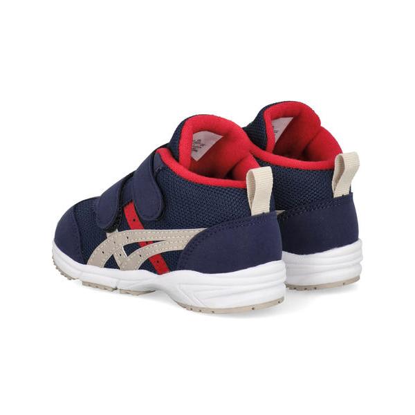 ASICS KIDS SUKU2 アシックス スクスク GD.RUNNER BABY MS-MID 2 ベビーシューズ 子供靴 GDランナーベビーMSMID2 1144A282 401 ネイビーブルー/ダークベージュの画像