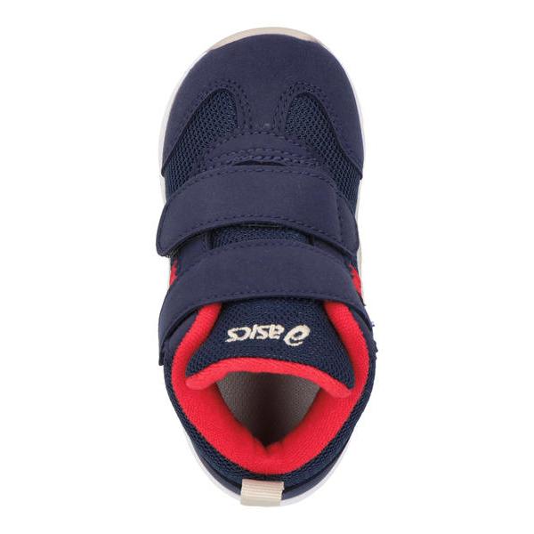 ASICS KIDS SUKU2 アシックス スクスク GD.RUNNER BABY MS-MID 2 ベビーシューズ 子供靴 GDランナーベビーMSMID2 1144A282 401 ネイビーブルー/ダークベージュの画像