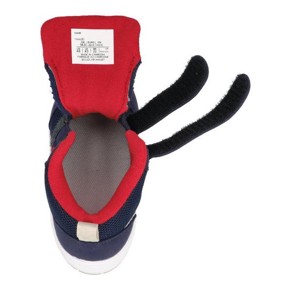 ASICS KIDS SUKU2 アシックス スクスク GD.RUNNER BABY MS-MID 2 ベビーシューズ 子供靴 GDランナーベビーMSMID2 1144A282 401 ネイビーブルー/ダークベージュの画像