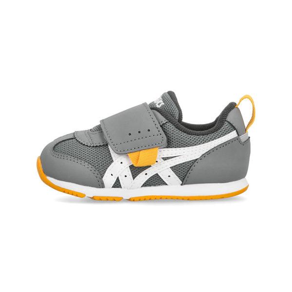ASICS KIDS SUKU2 アシックス スクスク IDAHO BABY KT-ES 5 ベビーシューズ 子供靴 ワンベルト アイダホベビーKT-ES5 1144A389 020 ダークグレー/ホワイトの画像