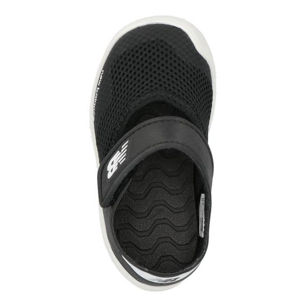 new balance ニューバランス I208 ベビーサンダル サマーシューズ 子供靴 水陸両用 ワンベルト I2084FQ ブラックの画像