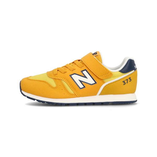 new balance ニューバランス YV373 キッズスニーカー 細幅 ストラップ 子供靴 キッズシューズ 619373 XW2 イエロー｜asbee｜03