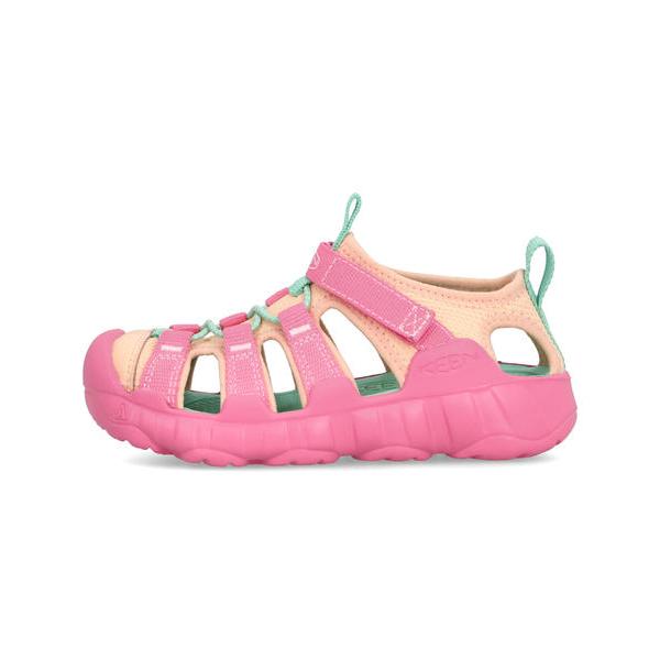 KEEN キーン CHILDREN HYPERPORT H2【水陸両用】キッズスポーツサンダル アウトドアシューズ(ハイパーポートH2) 1031918 ピンクレモネード/ピーチファズの画像