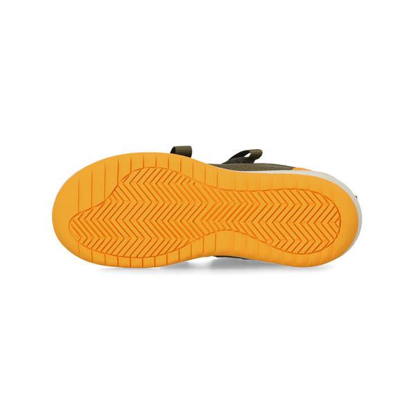 ASICS KIDS SUKU2 アシックス スクスク MESHOES MINI 3 キッズサンダル サマーシューズ 子供靴 2本ベルト ストラップ ミーシューズミニ3 1144A432 300 カーキの画像