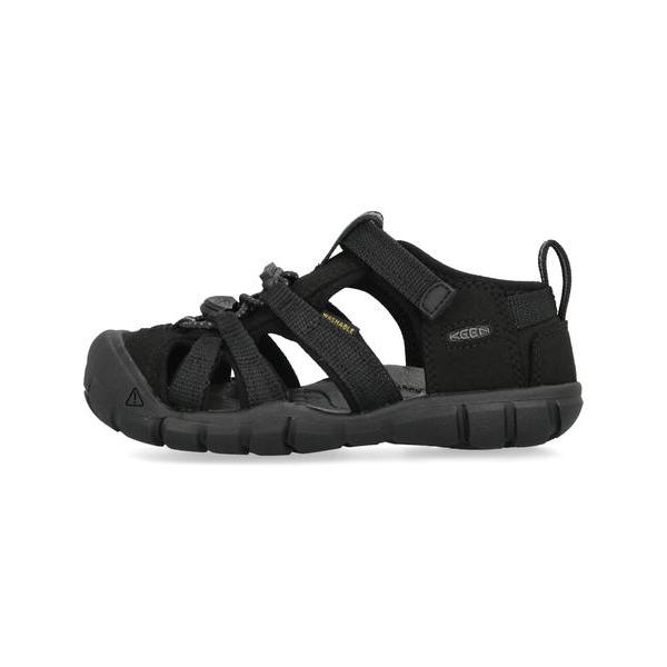 KEEN キーン CHILDREN SEACAMP 2 CNX 水陸両用 キッズスポーツサンダル 子供靴 アウトドアシューズ シーキャンプ2CNX 1027412 ブラック/グレーの画像