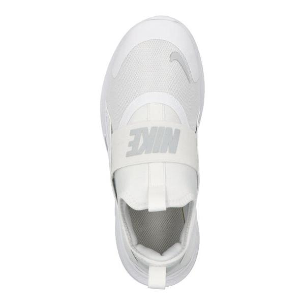 [ナイキ] フレックス ランナー 4 [J FLEX RUNNER 4] ホワイト/ホワイト/プラチナムティント IF2893-102 NIKE（ナイキ） FLEX RUNNER 4 GS 軽量 キッズスニーカー スリッポン