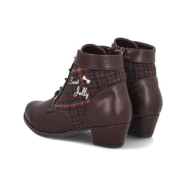 Sweet Jelly スイートジェリー キッズ レースアップヒールブーツ