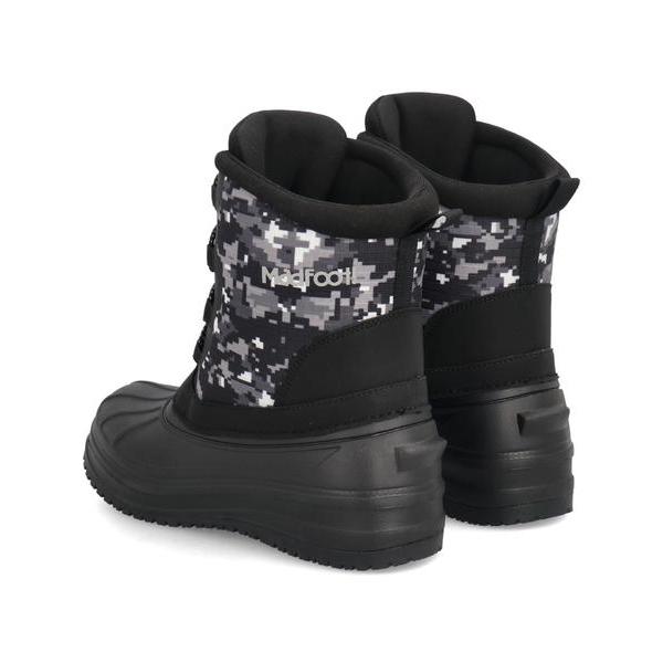新品未使用M-U SPORTS ウィンターブーツ ブラック moz（モズ） MZ-7000 防水 防寒 防滑 ウインターショートブーツ
