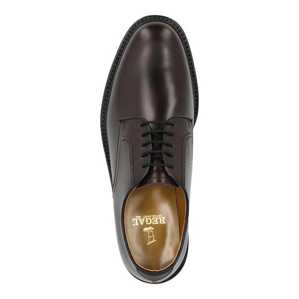 REGAL（リーガル） メンズ プレーントウビジネスシューズ 本革 外羽根