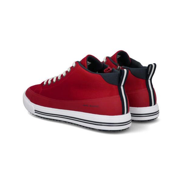 Marie Claire Homme マリ クレール オム メンズ サイドジップ耐水スニーカー レッド 靴の通販総合オンラインasbee 通販 Paypayモール