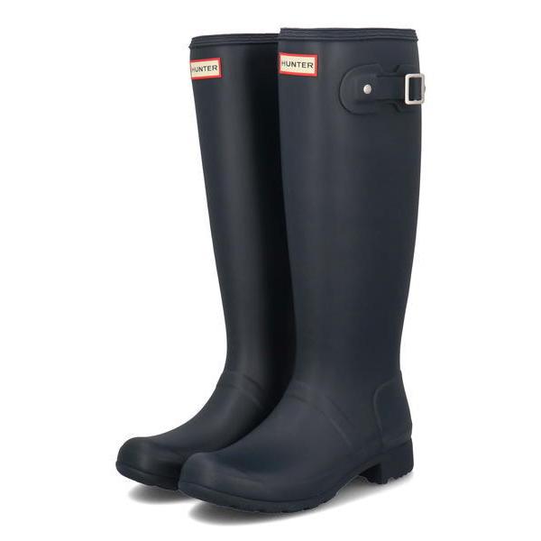 【極美品】　HUNTER ハンター　レインブーツ　WFT2210RMA ネイビー HUNTER（ハンター） ORIGINAL TOUR レディースパッカブルレインブーツ