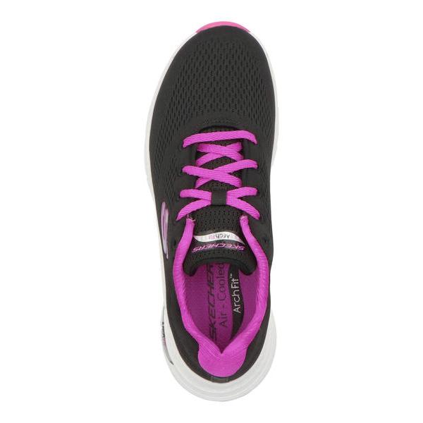 SKECHERS スケッチャーズ ARCH FIT-BIG APPEAL レディーススニーカー アーチフィットビッグアピール 149057 BKFS｜asbee｜05