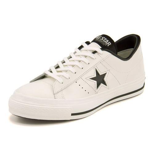 converse コンバース ONE STAR J メンズスニーカー ワンスターJ 32346510 ホワイト ブラック｜asbee