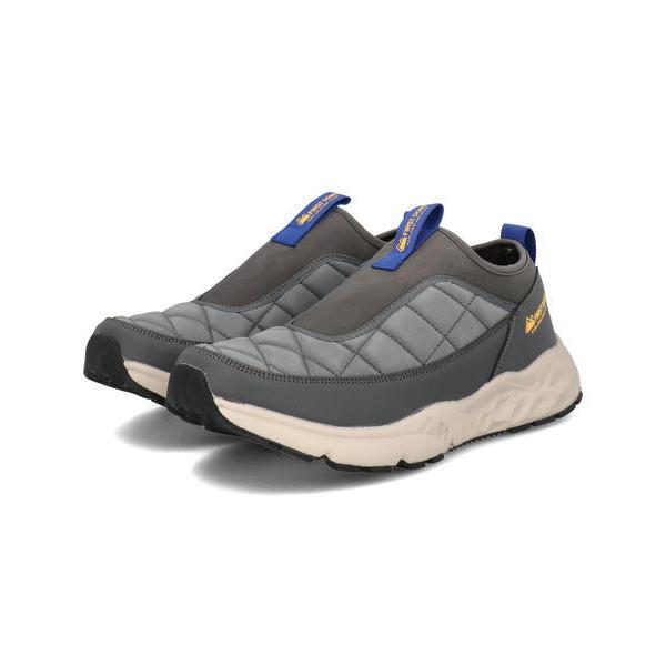 First Down ファーストダウン メンズ アウトドアスリッポンスニーカー 防水 軽量 Fdm グレー 宅配便送料無料