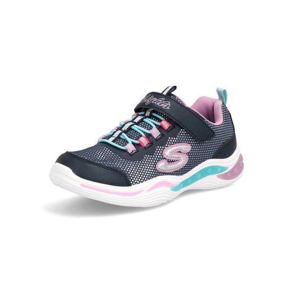 SKECHERS スケッチャーズ S LIGHTS-POWER PETALS キッズスニーカー 光る靴 Sライツパワーペタルズ 20202L｜asbee