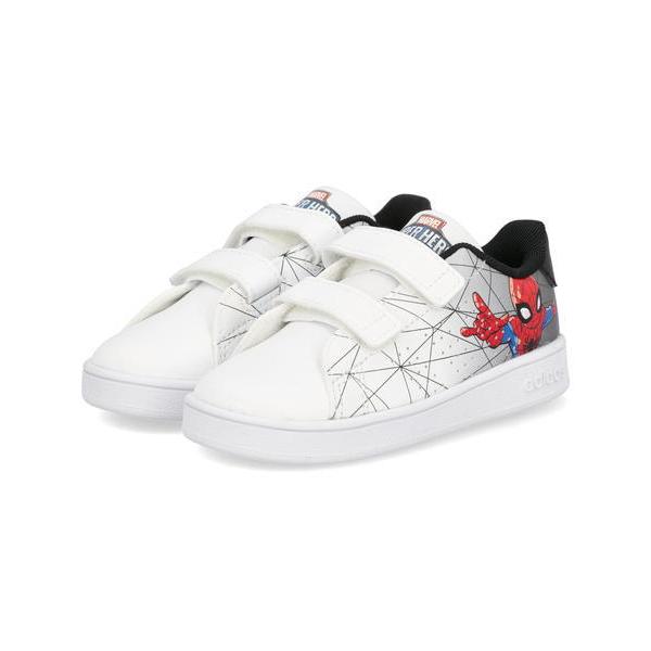 Adidas Advancourt I ベビースニーカー Marvelコラボ スパイダーマン アドバンコートi Fy9253