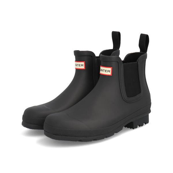 ジェッター 美品　HUNTER MENS ORIGINAL CHELSEA HUNTER（ハンター） MENS ORIGINAL CHELSEA メンズレインブーツ メンズ