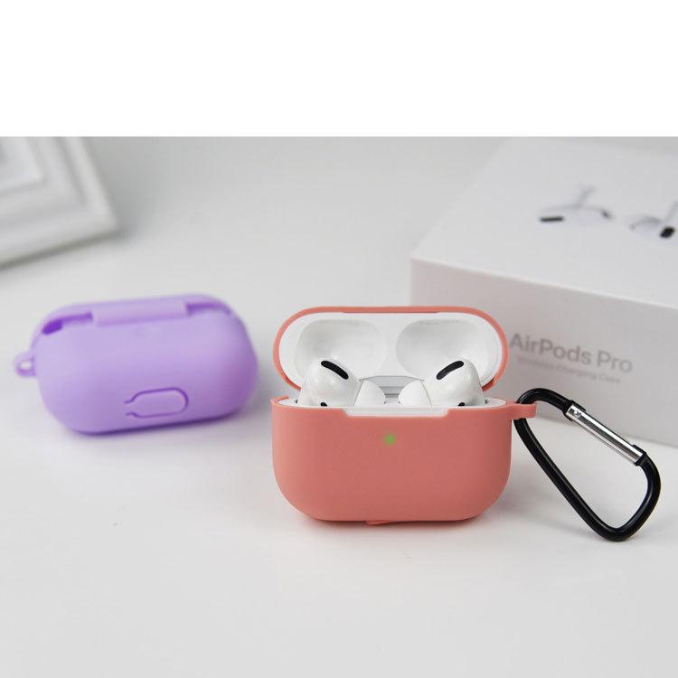 airpods Pro ケース 韓国 おしゃれ シリコン クリア エアポッズプロ かわいい エアーポッズプロ カバー カラビナ フック 付き ケース 透明 ソフトケース |  | 06