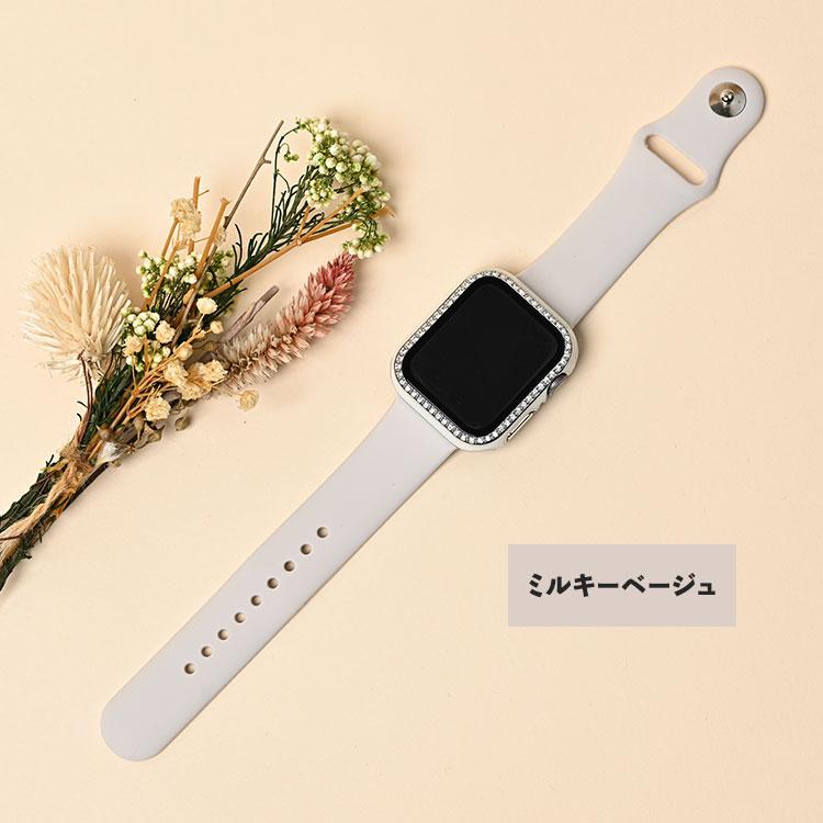 アップルウォッチ バンド 11 10 シリコン Apple Watch 9 ８ 7 6 5 46mm 45mm 49mm 41mm 防水 44mm 38mm 42mm 40mm スポーツ レディース メンズ 可愛い おしゃれ | Apple Watch | 10
