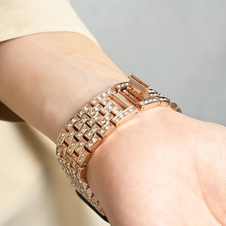 アップルウォッチ バンド 11 10 レディース キラキラ Apple Watch 9 8 7 6 5 38mm 41mm おしゃれ ステンレス ピンクゴールド 44mm 46mm 45mm ベルト 42mm 40mm | Apple Watch | 09