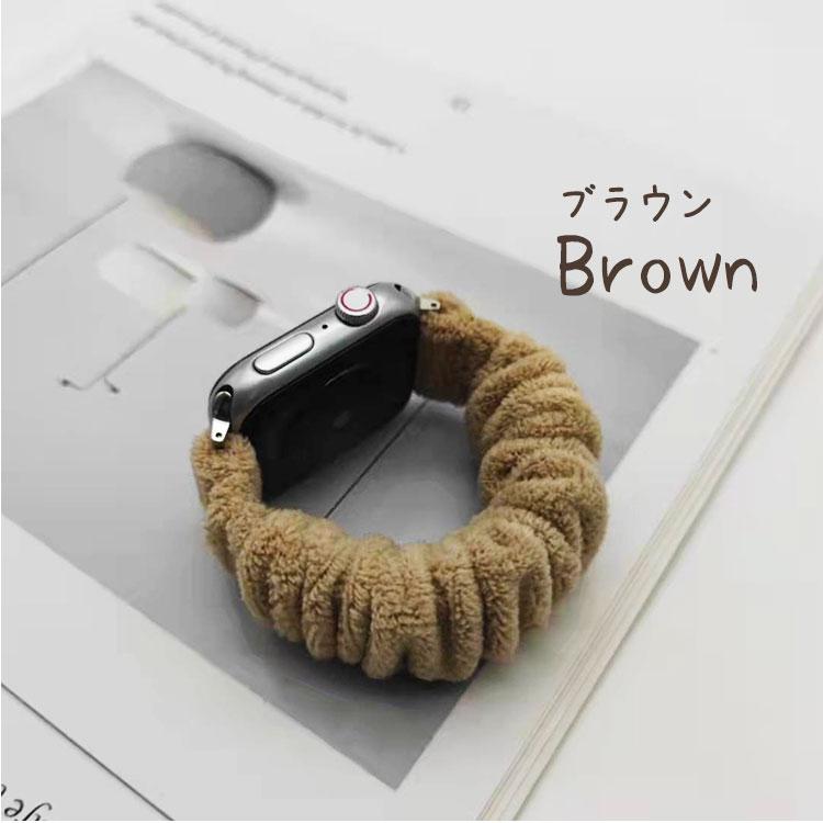 Apple Watch 11 10 9 バンド レディース かわいい 40mm SE3 女性 おしゃれ もこもこ シュシュ 46mm 49mm 41mm 45mm 38mm 42mm ベルト series 8 7 SE SE2 ultra | Apple Watch | 12