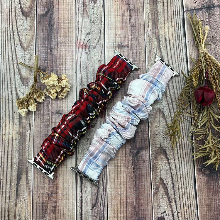 アップルウォッチ 11 10 9 バンド 40mm レディース 女性 おしゃれ スリム チェック 柄 シュシュ 46mm 49mm 41mm 45mm 38mm 42mm ベルト series 8 7 SE SE2 SE3 |  | 09