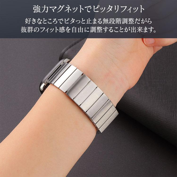 アップルウォッチ バンド 11 10 メンズ マグネット 磁石 おしゃれ Apple Watch 9 8 ステンレス ビジネス Ultra 46mm 49mm 41mm 44mm ベルト 45mm 42mm 40mm 38mm | Apple Watch | 06