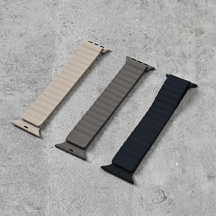 アップルウォッチ バンド シリコン マグネット メンズ レディース スポーツ 10 9 8 7 6 5 簡単 46mm 42mm 41mm 防水 撥水 SE 第2世代  49mm 45mm 44mm 38mm | Apple Watch | 06