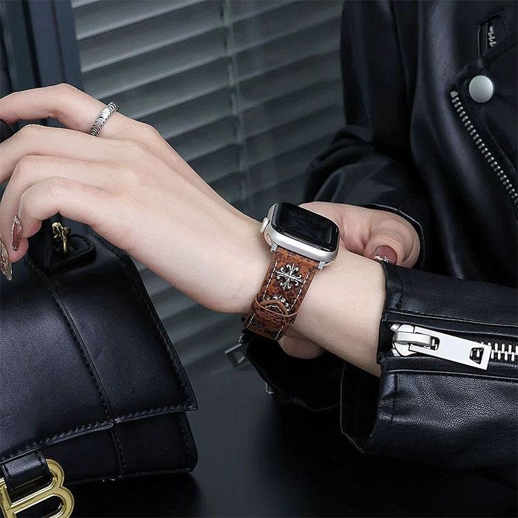 アップルウォッチ バンド 11 10 本革 メンズ レディース 46mm 45mm 44mm 42mm series 9 8 7 6 5 4 3 SE SE2 ロック ヴィンテージ 革 レザー 40mm 41mm 38mm 49mm | Apple Watch | 09