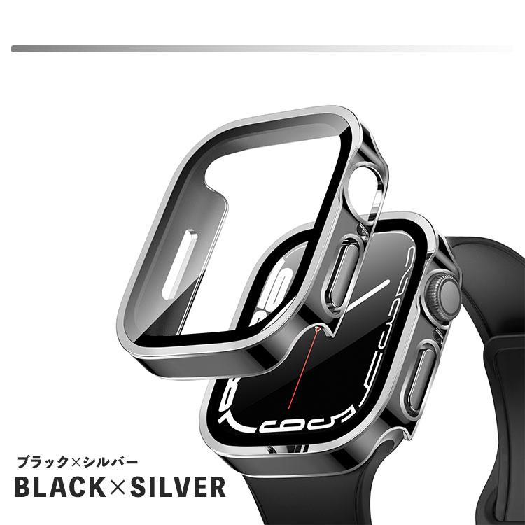 アップルウォッチ 8 カバー 45mm 防水 ケース フルカバー 44mm 41mm 防水ケース 40mm series SE2 7 6 ゴールド ガラスフィルム スポーツ IP68 一体型  おしゃれ | Apple Watch | 15