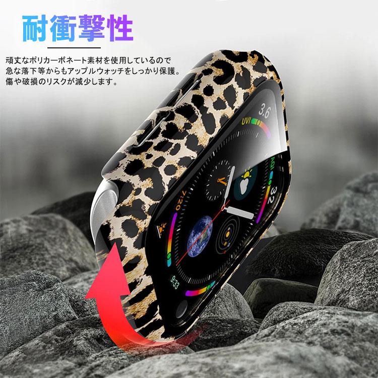 アップルウォッチ カバー Apple Watch 8 7 6 5 4 se アニマル 花柄 豹柄 ケース 41mm 44mm 保護 派手 45mm 40mm 38mm 全面保護 レディース series SE かわいい | Apple Watch | 02