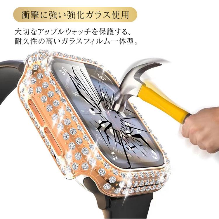 【Tiffty】 アップルウォッチ カバー キラキラ 10 8 7 6 5 4 Apple Watch ケース SE 可愛い 46mm 45mm 44mm 41mm 42mm 40mm 38mm 全面保護  レディース かわいい | Apple Watch | 08