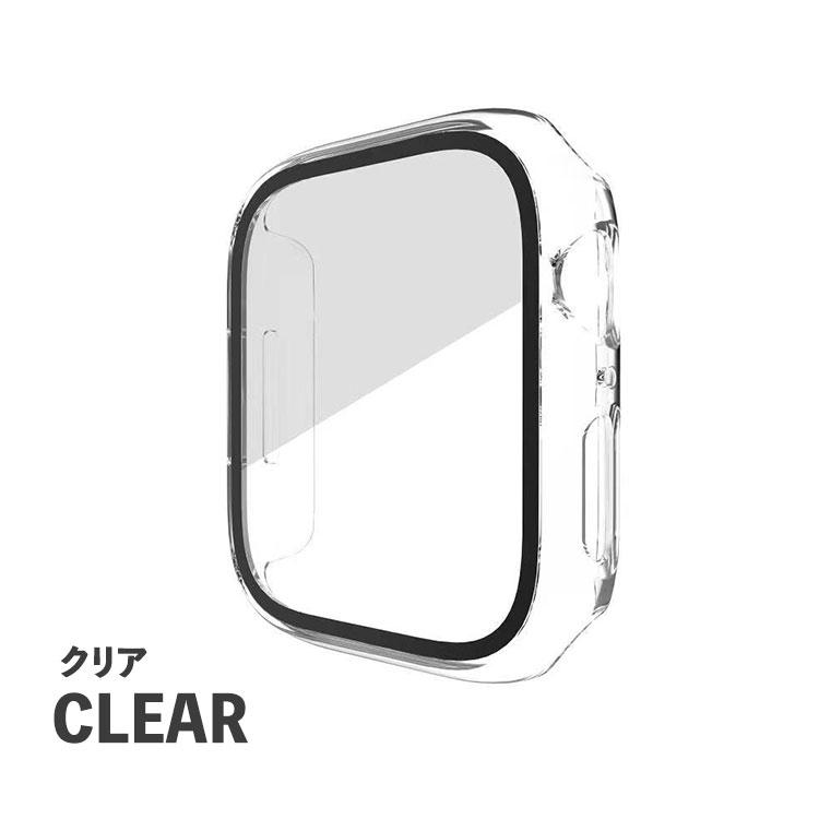 アップルウォッチ カバー Apple Watch 8 7 6 5 4 se 2.5D 硬度9H 49mm 45mm 41mm 44mm Ultra フィルム 一体型 シンプル 保護 ケース かわいい 42mm 40mm | Apple Watch | 14