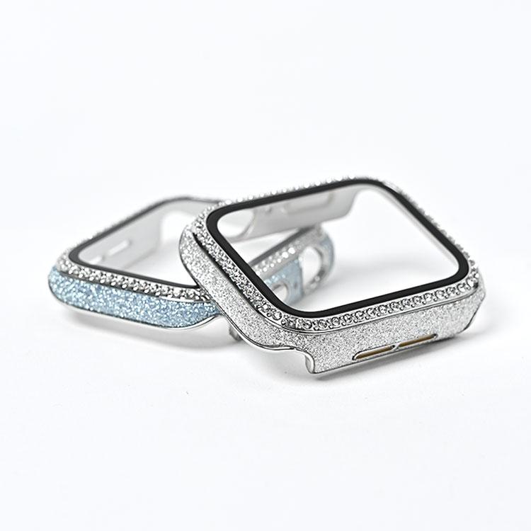 アップルウォッチ カバー 9 8 キラキラ ラメ 全面 ケース かわいい 一体型 高級 レディース Apple Watch 45mm 44mm 40mm 41mm se series9 series8 series7 6 5 4 |  | 13
