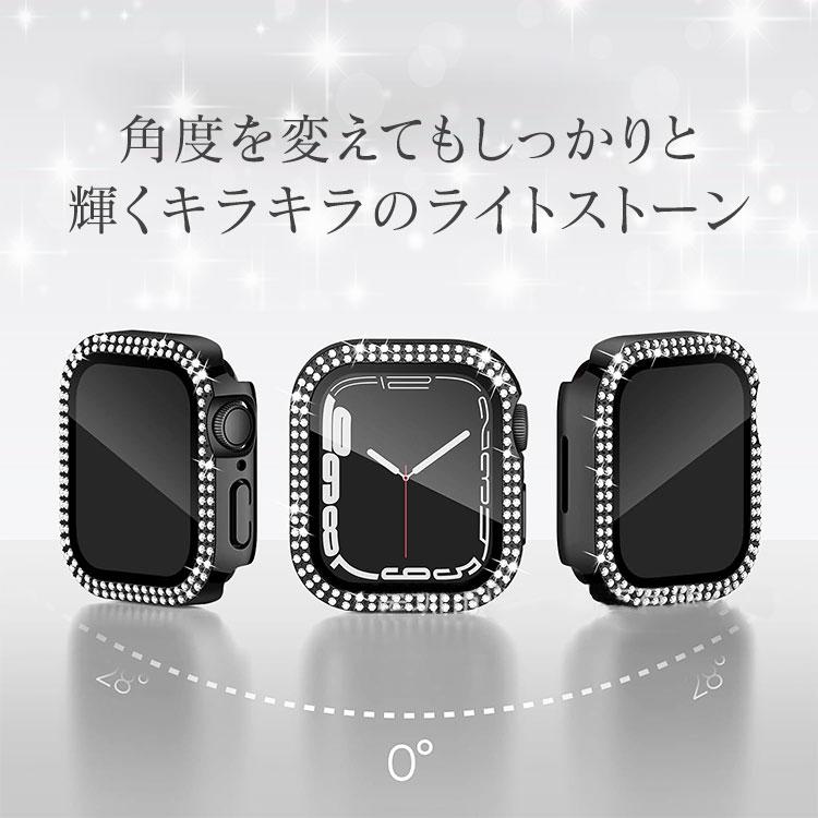 アップルウォッチ カバー キラキラ ケース 選べる series 9 8 7 6 5 4 se 光沢 艶 Apple Watch SE2 かわいい 45mm 44mm 41mm 40mm 全面保護 レディース 可愛い |  | 11
