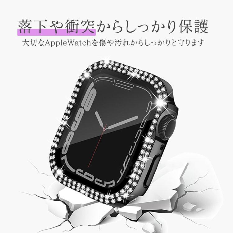 アップルウォッチ カバー キラキラ ケース 選べる series 9 8 7 6 5 4 se 光沢 艶 Apple Watch SE2 かわいい 45mm 44mm 41mm 40mm 全面保護 レディース 可愛い |  | 15