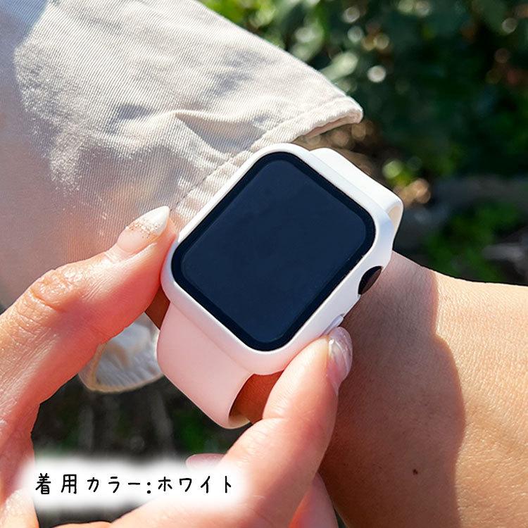 Apple Watch 8 バンド カバー セット シリコン おしゃれ スポーツ 41mm