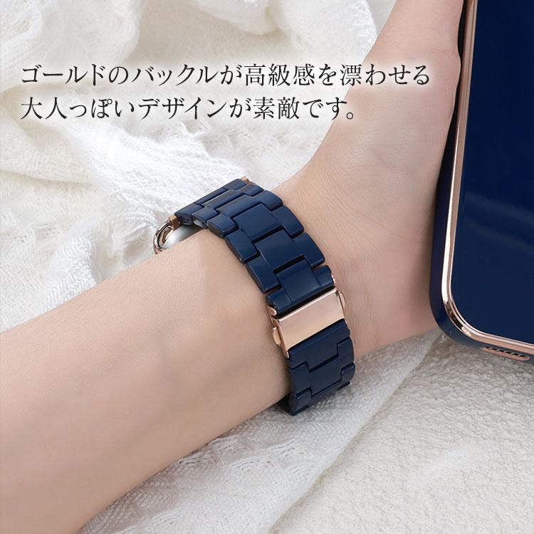 アップルウォッチ バンド カバー セット キラキラ フレーム ベルト べっ甲 レディース バンパー ケース Apple Watch 9 8 7 6 se 41mm ゴールド 45mm 44mm 40mm | Apple Watch | 04