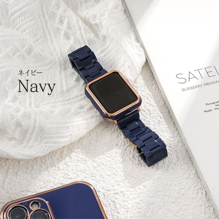 アップルウォッチ バンド カバー セット キラキラ フレーム ベルト べっ甲 レディース バンパー ケース Apple Watch 9 8 7 6 se 41mm ゴールド 45mm 44mm 40mm | Apple Watch | 09