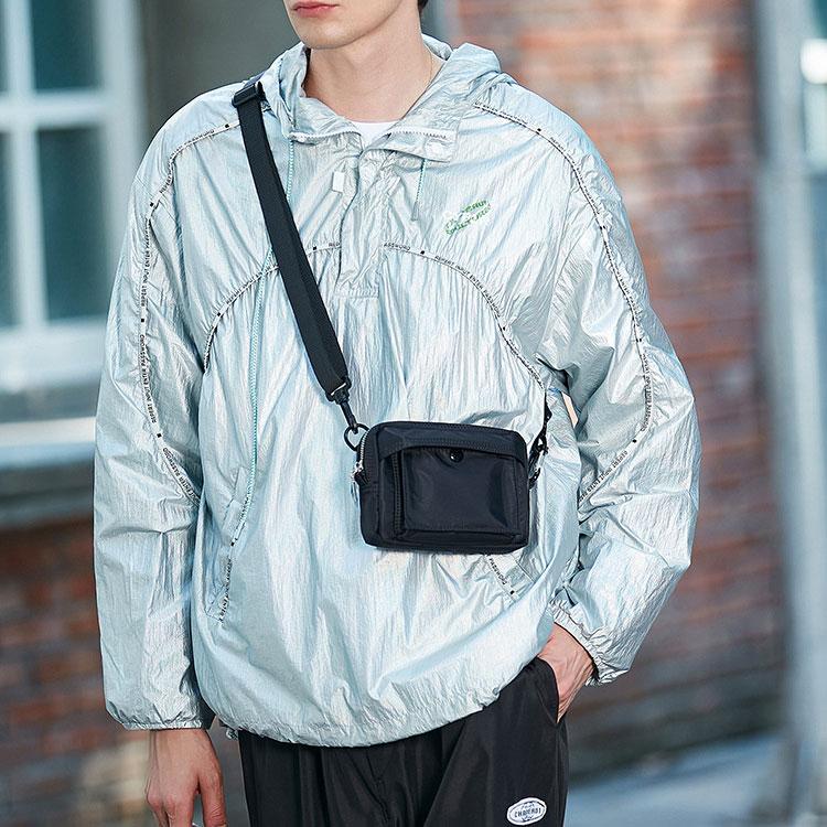 ボディバッグ メンズ 撥水 軽量 ショルダー 斜め掛け おしゃれ サコッシュ ショルダーバッグ ポシェット  ユニセックス シンプル ブラック スポーツ ナイロン |  | 12