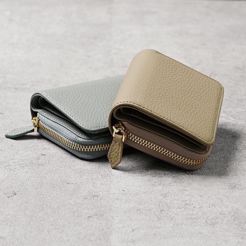 【 Bona Sieg 】 財布 レディース サイフ 本革 カードケース コインケース 大きく開く ボックス型 小銭入れ じゃばら レザー くすみカラー スキミング防止 |  | 15