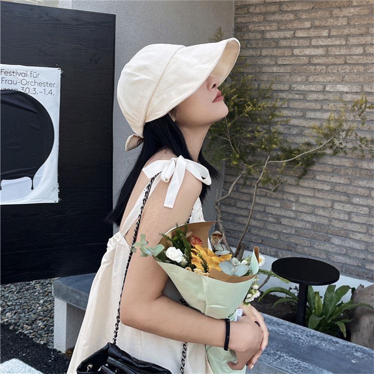 帽子 uvカット レディース 日焼け防止 UVカット 小顔 ハット つば広 キャップ 遮光 涼しい 夏 おしゃれ かわいい プール リボン 女性 つばが広い アウトドア |  | 06