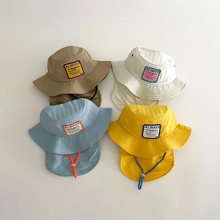 子ども ハット 帽子 夏 首の後ろまで 後頭部 熱中症対策 あご紐 1歳 2歳 3歳 4歳 男の子 女の子 赤ちゃん こども かわいい おしゃれ プール 海 夏 キッズ用 |  | 15