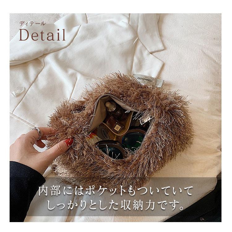 トートバッグ レディース バッグ 軽量 ふわふわ ショルダーバッグ かわいい おしゃれ もこもこ 秋冬 冬物 通勤 通学 女の子 女性 カバン 鞄 韓国 クリスマス |  | 08