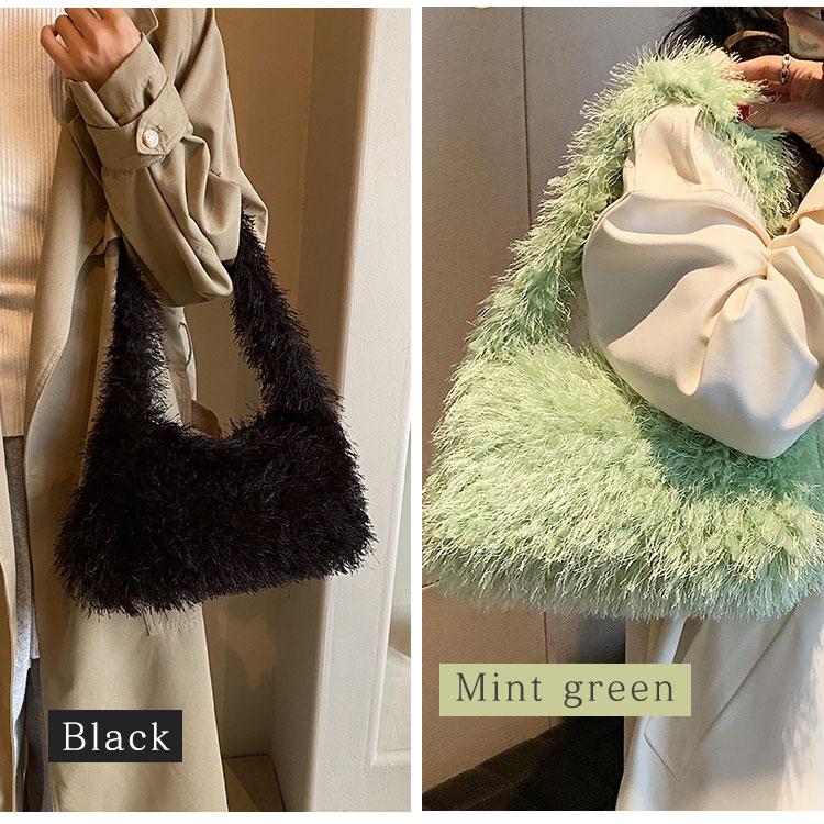 トートバッグ レディース バッグ 軽量 ふわふわ ショルダーバッグ かわいい おしゃれ もこもこ 秋冬 冬物 通勤 通学 女の子 女性 カバン 鞄 韓国 クリスマス |  | 09
