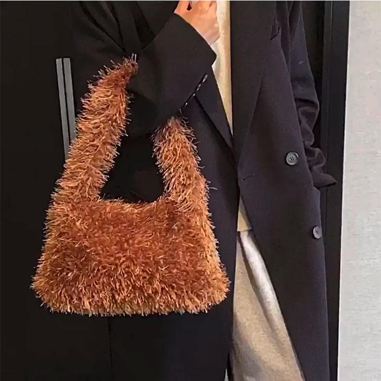 トートバッグ レディース バッグ 軽量 ふわふわ ショルダーバッグ かわいい おしゃれ もこもこ 秋冬 冬物 通勤 通学 女の子 女性 カバン 鞄 韓国 クリスマス |  | 13