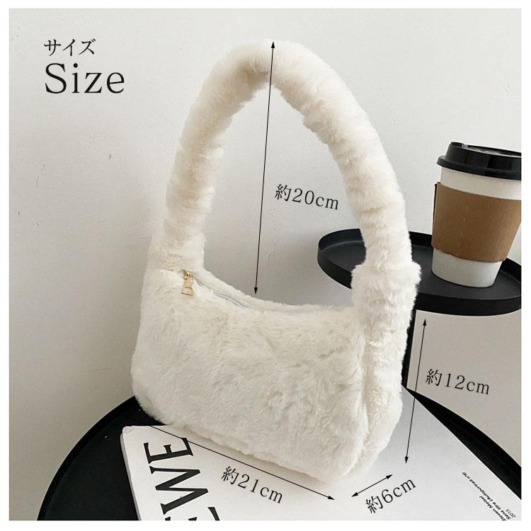 ミニバッグ レディース バッグ ふわふわ 小さめ かわいい ハンドバッグ ショルダーバッグ スマホ お出掛け 女の子 秋冬 ファー もこもこ コンパクト  軽量 軽い |  | 13