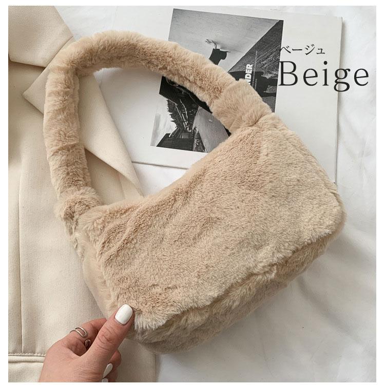 ミニバッグ レディース バッグ ふわふわ 小さめ かわいい ハンドバッグ ショルダーバッグ スマホ お出掛け 女の子 秋冬 ファー もこもこ コンパクト  軽量 軽い |  | 12