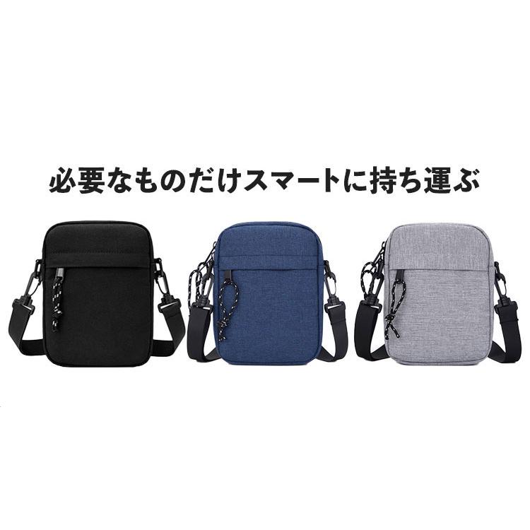 サコッシュ 小さめ メンズ 防水 撥水 ショルダー ポーチ キャンバス スマホポーチ 斜め掛け おしゃれ サコッシュバッグ ポシェット ユニセックス シンプル |  | 04