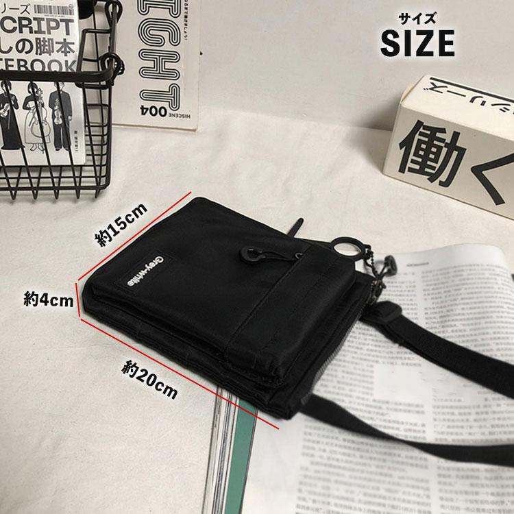 サコッシュ メンズ レディース 撥水 防水 バッグ スマホポーチ スマホ ショルダー バッグ 韓国 ナイロン ボディバッグ 小さめ 鞄 カバン 登山 アウトドア ポーチ |  | 11